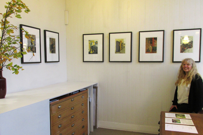 Gasworks series linocuts on Tiepolo paper